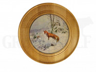 Ehrenscheibe Fuchs Holz massiv 30 cm