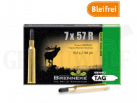 7x57R 160 gr / 10,4 g Brenneke TAG Bleifrei Patronen 20 Stück