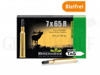 7x65R 160 gr / 10,4 g Brenneke TAG Bleifrei Patronen 20 Stück