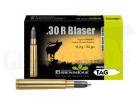 .30R Blaser 155 gr / 10 g Brenneke TAG Patronen 20 Stück 