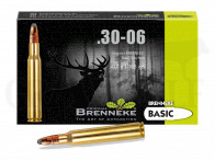 .30-06 Springfield 165 gr / 10,7 g Brenneke Basic Teilmantel Patronen 20 Stück