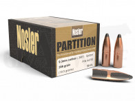 .366 / 9,3 mm 286 gr / 18,5 g Nosler Partition Geschosse 50 Stück