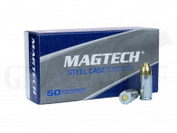 9 mm Luger Magtech FMJ Steel 115 gr / 7,5g Vollmantel Patronen 50 Stück