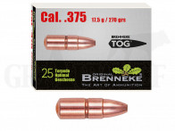 .375 / 9,5 mm 270 gr / 17,5 g Brenneke TOG Geschosse 25 Stück