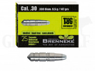 .308 / 7,62 mm 147 gr / 9,5 g Brenneke TUG Nature+ Geschosse 25 Stück