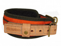 Niggeloh Schweisshalsung Hundehalsband XS mit Aluminiumeinlage 30 -40 cm