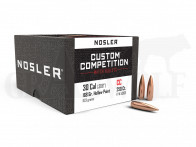 .308 / 7,62 mm 168 gr / 10,9 g Nosler Custom Competition HPBT Geschosse 250 Stück