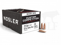 .224 / 5,6 mm 52 gr / 3,4 g Nosler Custom Competition HPBT Geschosse 250 Stück