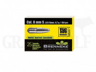 .323 / 8 mm 150 gr / 9,7 g Brenneke TUG Nature+ Geschosse 25 Stück