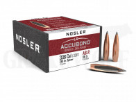 .338 / 8,59 mm 300 gr / 19,4 g Nosler AccuBond-LR Geschosse 100 Stück