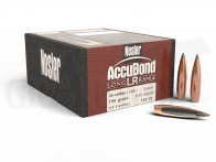 .308 / 7,62 mm 190 gr / 12,3 g Nosler Accubond LR Geschosse 100 Stück