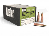 .243 / 6 mm 90 gr / 5,8 g Nosler E-Tip Geschosse 50 Stück