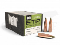 .338 / 8,59 mm 200 gr / 13,0 g Nosler E-Tip Geschosse bleifrei 50 Stück