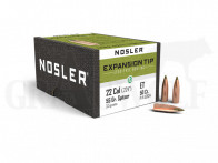 .224 / 5,6 mm 55 gr / 3,6 g Nosler E-Tip Bleifreie Geschosse 50 Stück