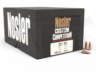 .224 / 5,6 mm 52 gr / 3,4 g Nosler Custom Competition HPBT Geschosse 1000 Stück