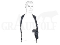 Kombi-Schulterholster für Waffe und Digitalfunk Größe 115-175 cm