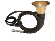 Fürst-Pless-Horn mit Lederumwicklung und Stimmzug