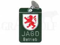 Autoschild Jagdbetrieb Wappen Hessen Aluminium mit Saugnapf