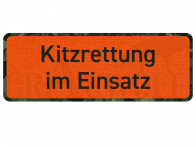 Kitzrettung im Einsatz Magnetschild