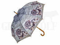 Regenschirm Motiv Rauhhaardackel 115 cm