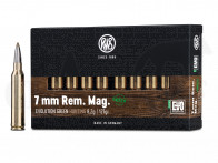 7 mm Remington Magnum 127 gr / 8,2 g RWS EVO GREEN Bleifrei Patronen 20 Stück