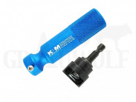 K&M Power Adapter mit Handgriff für Hülsenhalter für Elektroschrauber