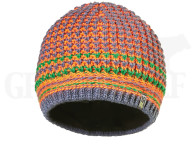 PSS Strickmütze grau/grün/orange