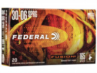 .30-06 Springfield 165 gr / 10,7 g Federal Fusion Verbundkern Patronen 20 Stück