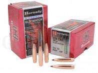 .338 / 8,59 mm 285 gr / 18,5 g Hornady ELD-Match Geschosse 50 Stück