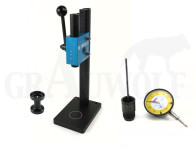 K&M Präzisions Dornpresse (Arbor) Links mit Standard Force Pack und Messuhr z.B. für Wilson Matrizen