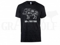 Bergara T-Shirt Wild Boar - Schwarz - L