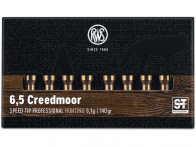 6,5 Creedmoor 140 gr / 9,1 g RWS Speed Tip Professional Patronen 20 Stück