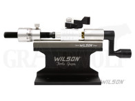 Wilson Hülsentrimmer Edelstahl .17 - .45 mit Fräskopf, Microversteller, Ständer und Feststeller für Hülsenhalter