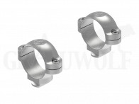 Leupold Dual Dovetail Ringe 1" / 25,4 mm Bh .65" / 16,5 mm silber