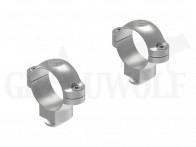 Leupold Dual Dovetail Ringe 1" / 25,4 mm Bh .770/ 19,6 mm silber