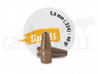 .224 / 5,6 mm 40 gr / 2,6 g Fox Classic Hunter Tipless Bleifrei Geschosse 50 Stück