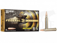 .300 Winchester Magnum 185 gr / 12,0 g Federal Berger Hybrid Hunter Patronen 20 Stück