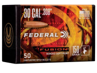 .308 / 7,62 mm 150 gr / 9,7 g Federal Fusion Geschosse 50 Stück