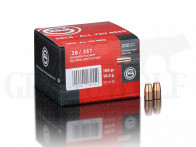 .357 / 9 mm 158 gr / 10,2 g GECO Vollmantel Flachkopf Geschosse 1500 Stück