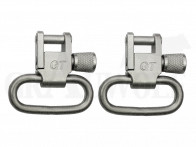 Grovtec schnellabnehmbare Riemenbügel 1" vernickelt 2 Stück