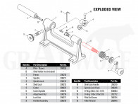 Hornady (398215) Cutter Spindle für Cam-Lock Hülsentrimmer