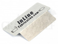 Inline Fabrication Alu Abschlussplatte für Vorratsbehälter mit Logo