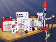 Lee New Classic Turret Presse mit 4 Aufnahmen Wiederladeset Autoindex