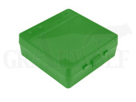 MTM Klappdeckelbox P-100-44 grün für 100 Patronen: .41 Mag - 45 long Colt