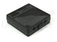 MTM Klappdeckelbox P-100-9 schwarz für 100 Patronen: 9 mm Para