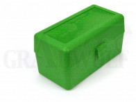 MTM Klappdeckelbox RM-50 grün für 50 Patronen: .22-250, .243 Win, .308 Win