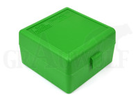 MTM Klappdeckelbox RS-100 grün für 100 Patronen: .222 etc.