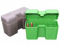 MTM Klappdeckelbox RF22-LM grün für 22 Patronen z.B Ultra Mag