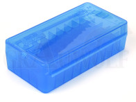 MTM Schiebedeckel Patronenbox P50SS-45 blau für 50 Patronen .45 ACP etc.