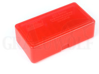 MTM Stülpdeckel Patronenbox E50-45 rot .44 Magnum / .45 ACP für 50 Patronen